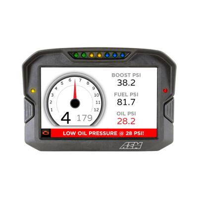 CD-7 Carbon Non-Logging/ Non-GPS Display 7-inch diagonal screen, carbon fiber enclosure, wiring harness included AEM Electronics