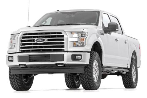 3 Inch Lift Kit N3 Struts Red Ford F-150 4WD (2014-2020) Rough Country