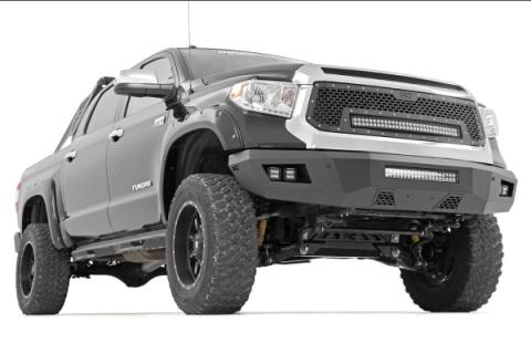Toyota Mesh Grille w/30 Inch Dual Row Black Series LED 14-17 Tundra Rough Country