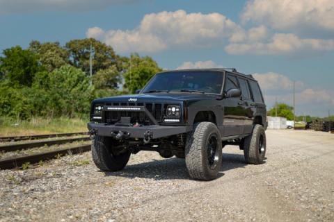 8 Inch CREE LED Light Bars Pair Black Series Rough Country