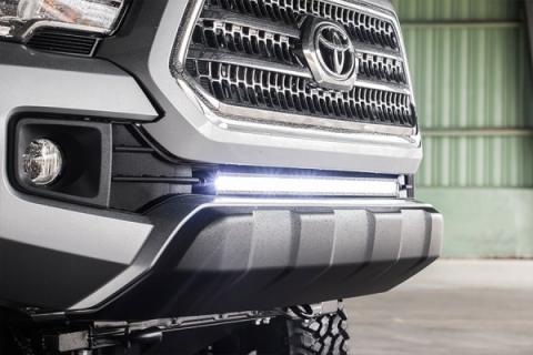 30 Inch CREE LED Light Bar Single Row Black Series w/Cool White DRL Rough Country