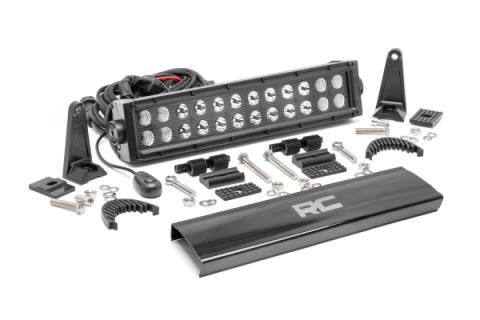 12 Inch CREE LED Light Bar Dual Row Black Series Rough Country