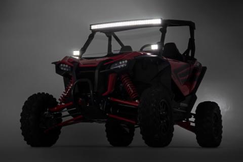 40 Inch Curved CREE LED Light Bar Dual Row Black Series Rough Country