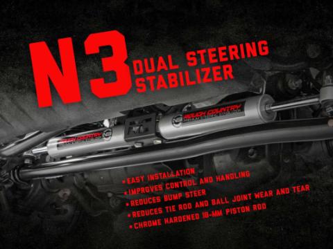 Ford Dual Steering Stabilizer 75-79 F-150 70-79 Bronco 70-79 F-100 Rough Country