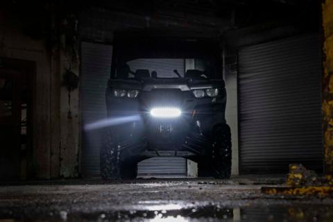 Can-Am Defender 12 Inch Recessed Bumper LED Kit Black Series w/White DRL 16-20 Defender Rough Country