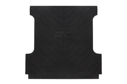 GM Bed Mat RC Logos 07-18 1500 / 07-19 HD PU - 5 Foot 8 Inch Bed Rough Country