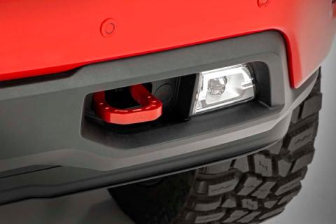 Forged Tow Hooks 19-20 Silverado 1500 Red Rough Country