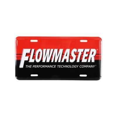 License Plate Standard 12 X 6 Inch Size With High Gloss Graphics On Embossed Aluminum Flowmaster