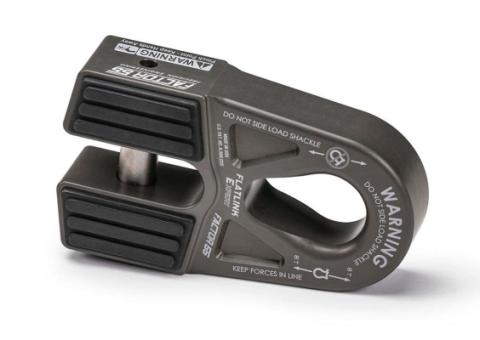 FlatLink E Expert Version Winch Shackle Mount Assembly Anodized Gray Factor 55
