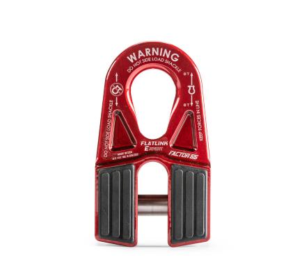 FlatLink E Expert Version Winch Shackle Mount Assembly Anodized Gray Factor 55
