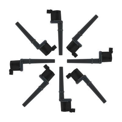 Direct Ignition Coil Kit Supercoil Ford 4 Valve Modular Engine 4.6/5.4L Black 8 Pack Of 140034K Each ACCEL