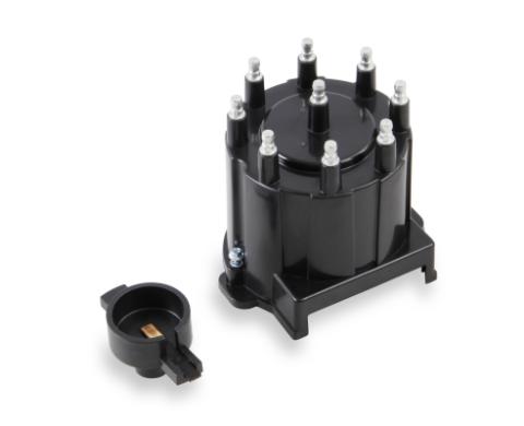 Distributor Cap &amp; Rotor Kit Hei Style Black The 8139 Distributor Cap And Rotor Kit Fits GM Computer Controlled Hei Style Distributors ACCEL