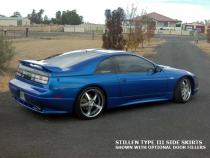 300ZX Z32 Type III Side Skirt Driver Side Unpainted For 90-96 Nissan 300ZX Z32 Stillen