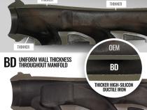 Exhaust Manifold Passenger Side 5.7L HEMI Dodge 1500-2500 2009-2010 / RAM 1500(Classic) 2011-2024 / RAM 2500-3500 2011-2018 BD Diesel