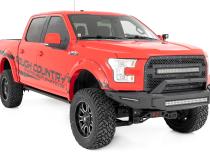 Front Modular Bumper w/Skidplate and 30 Inch LED Light Bar 15-17 Ford F-150 2WD/4WD Rough Country