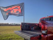 Flag Pole Holder for Bed Rail w/ Flag Pole Rough Country