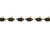 Direct Ignition Coil Kit Supercoil 2011-2016 Mopar 3.6L V6 Yellow 6-Pack ACCEL