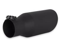 Exhaust Tip Exhaust Tip 4.5 Inch Black Angle Cut Fits 3.0 Inch Tubing, 11.00-In Long Clamp On Flowmaster