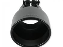 Exhaust Tip Exhaust Tip 4.5 Inch Black Angle Cut Fits 3.0 Inch Tubing, 7.00-In Long Clamp On Flowmaster