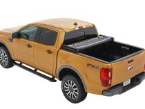Soft Tri-Fold Tonneau Cover For EZ-Fold Ford 2019-2024 Ranger 5.0 Foot Black Tailgate Spoiler Not Included Bestop