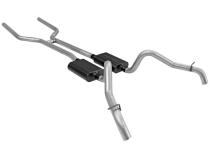 American Thunder Crossmember-Back Exhaust System Fits 1967-1968 Camaro And Firebird With V8 Engine 2.50 Inch Aluminized Steel Aggressive To Moderate Sound Flowmaster