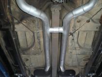 American Thunder Crossmember-Back Exhaust System Fits 1967-1968 Camaro And Firebird With V8 Engine 2.50 Inch Aluminized Steel Aggressive To Moderate Sound Flowmaster