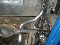 American Thunder Crossmember-Back Exhaust System Fits 1967-1968 Camaro And Firebird With V8 Engine 2.50 Inch Aluminized Steel Aggressive To Moderate Sound Flowmaster