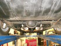 American Thunder Crossmember-Back Exhaust System Fits 1969 Chevrolet Camaro And Pontiac Firebird With V8 Engine, 2.5 Inch Aluminized Pipes Aggressive To Moderate Sound Flowmaster