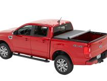 EZ-Roll Soft Tonneau Cover For Ford 2019-2024 Ranger 5.0 Foot Black Tailgate Spoiler Not Included Bestop