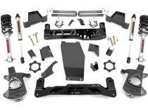 6.0 Inch GM Suspension Lift Kit w/ N3 Sruts and V2 Monotube 14-18 1500 PU 4WD Aluminum Rough Country