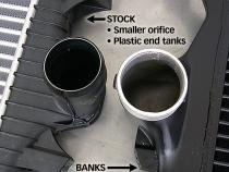 Intercooler System 05-07 Ford 6.0L F250/F350/F450 W/High-Ram and Boost Tubes Banks Power