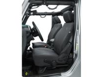 Jeep Wrangler Seat Covers For Jeep 2013-2018 Wrangler JK 4 Door Front Premium Vinyl Fabric Black Diamond Bestop