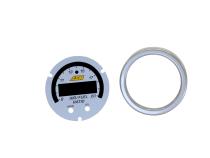 X-Series Wideband UEGO AFR Gauge Accessory Kit Silver Bezel and White AFR/Lambda Faceplate AEM Electronics