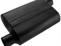 40 Series Chambered Muffler 40 Series 2.50 Offset In 2.50 Offset Out Aggressive Sound Flowmaster