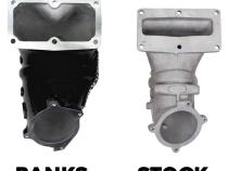 Monster-Ram Intake System for 07.5-12 Dodge Ram 2500/3500 6.7L Cummins Black Powdercoat Banks Power