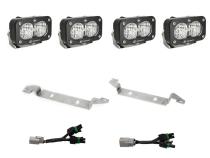 S2 Sport OEM Fog Light Replacement Kit 2025-On Toyota 4Runner TRD Pro/Trailhunter Clear Baja Designs