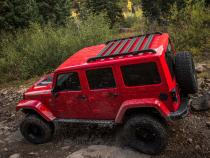 07-18 Wrangler JK 4 Door Nebo Roof Rack Cargo Slat Kit Black 6-Piece TeraFlex