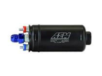 400LPH (AN) Inline High Flow Fuel Pump Inlet -10AN Outlet -6AN AEM Electronics