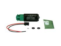 340LPH E85-Compatible High Flow In-Tank Fuel Pump 65mm Body w/Hooks Offset Inlet/340LPH at40psi/Not application specific AEM Electronics