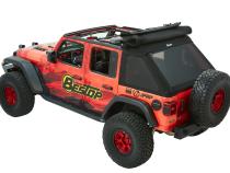 Trektop Ultra Jeep '18-26 Wrangler JL 4-Door Premium Black Twill Bestop