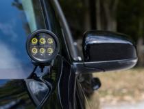 LED Light Kit Ditch Mount 2 Inch Black Pair Amber DRL Jeep KL 14-21 Rough Country