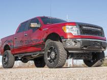 Mesh Grille 30 Inch Dual Row LED Chrome White DRL 09-14 Ford F-150 Rough Country