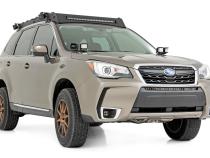 Subaru 3-inch LED Lower Windshield Ditch Kit 14-18 Forester Wide Angle Osram Rough Country