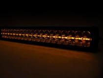 Cree LED Light Bar 50 Inch Dual Row Chrome Series w/Amber DRL Rough Country