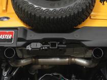 Flow Fx Cat-Back Exhaust System Fits 2021-2025 Ford Bronco 2.3/2.7-Liter, Flow Fx Cat-Back 3.00-Inch Stainless Steel Exhaust System, 4.00-Inch Black Ceramic-Coated Tips, Dual Out Rear Exit, 2 Door Models Flowmaster