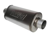 Flow Fx Muffler Flow Fx Muffler 3.50 Center In/3.50 Center Out Moderate Sound Stainless Steel Flowmaster