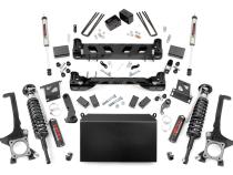 6 Inch Toyota Suspension Lift Kit w/Vertex Coilovers &amp;amp; V2 Shocks 16-20 Tundra 4WD/2WD Rough Country
