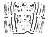 4.0 Inch Jeep Long Arm Suspension Lift Kit 07-11 Wrangler JK 2-door Rough Country