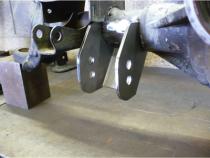 JK Front Axle HD Lower Control Arm Brackets 3.0 Inch OD Axle Housing 07-18 Wrangler JK/JKU Synergy MFG