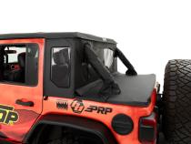 Jeep Wrangler Halftop Soft Top Conversion Kit For Jeep 2018-2023 Wrangler JL 4 Door Black Diamond Bestop